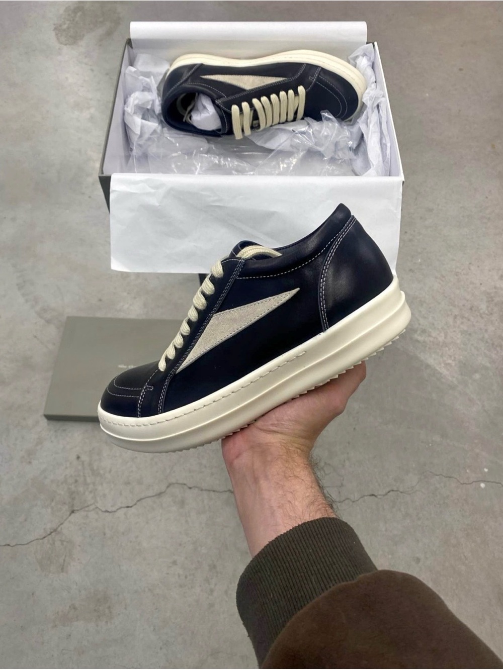 Rick Owens DRKSHDW Luxor vintage low Black Milks